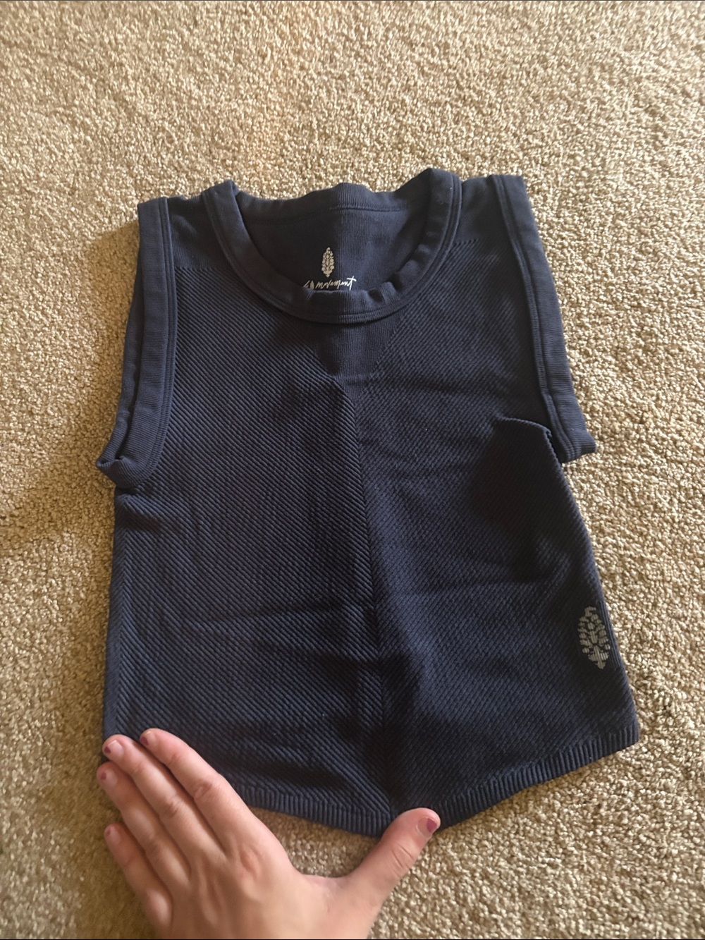 Women's Navy Blue Tank Top